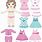 Paper Doll Clothes Patterns