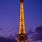 Paris Eiffel Tower at Sunset