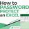 Password Protected Excel File