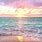 Pastel Beach Sunset Desktop Wallpaper