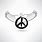 Peace Symbol with Dove