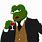 Pepe the Frog in a Suit