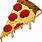 Pepperoni Pizza Slice Cartoon