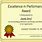 Performance Award Certificate Template
