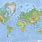 Physical Map of World PDF
