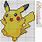 Pikachu Cross Stitch Pattern