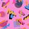 Pink 90s Background