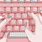 Pink Aesthetic Keyboard Landscape