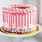 Pink Birthday Cake with Sprinkles