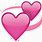 Pink Love Heart Emoji