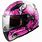 Pink Motorcycle Helmet