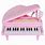 Pink Piano Keyboard