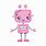 Pink Robot Cartoon