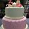 Pink Two Tier Cake