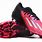 Pink and Black Adidas Football Boots
