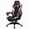 Pink and Black Gaming Chair