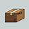 Pixel Art Cardboard Box