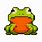 Pixelated Frog