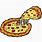 Pizza and Wings Clip Art