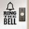 Plastic Bell Sticker for Doorbell Button