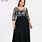 Plus Size Maxi Dress with Sleeves