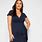 Plus Size Navy Wrap Dress