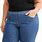 Plus Size Pull Up Jeans