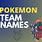 Pokemon Team Names