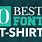 Popular T-Shirt Fonts