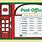 Post Office Opening Hours Poster