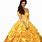 Princess Belle Gown