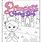 Princess Word Coloring Pages