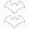 Printable Bat Shapes