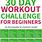 Printable Workout Challenges for Beginners