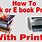 Printers for Book Notes