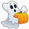 Pumpkin Ghost Clip Art