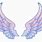 Purple Angel Wings Clip Art