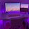 Purple Desk Setup