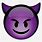 Purple Evil Emoji