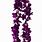 Purple Flower Garland