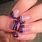 Purple Gel Tip Nails
