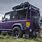 Purple Land Rover Defender