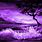 Purple Landscape Art