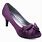 Purple Low Heel Shoes