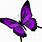 Purple Monarch Butterfly Clip Art