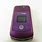 Purple Motorola Flip Phone