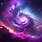 Purple Outer Space Nebula