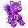 Purple Robot Cat