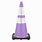 Purple Traffic Cone
