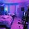 Purple and Black Aesthetic Bedroom
